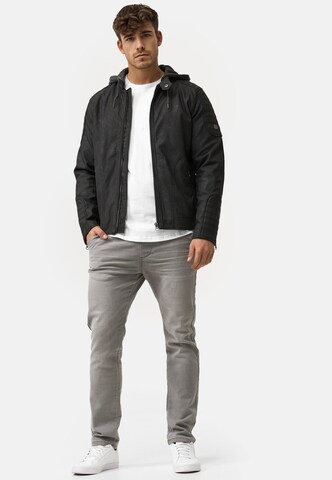 INDICODE JEANS Tussenjas 'Miguel' in Zwart