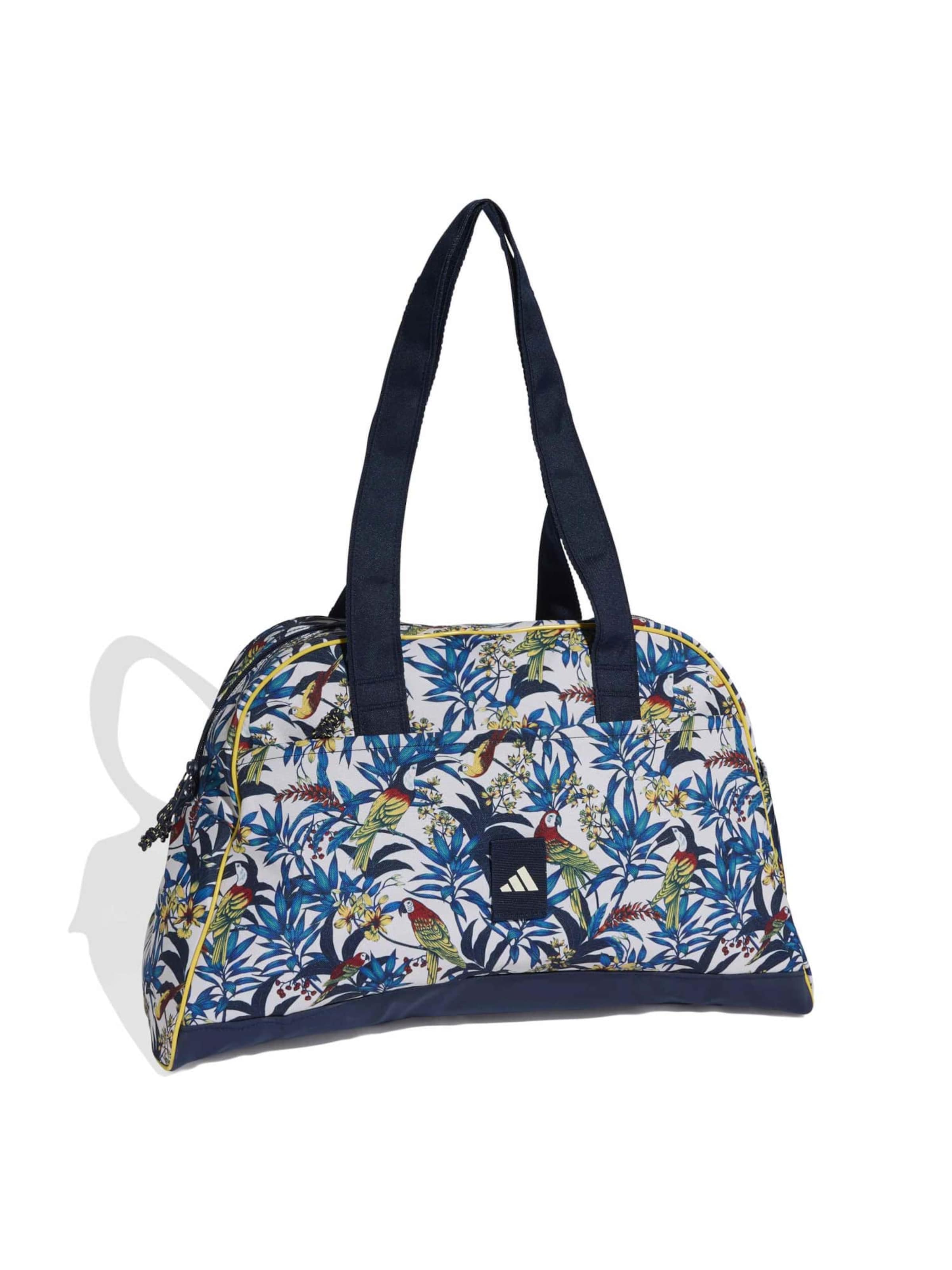 ADIDAS PERFORMANCE Sporttasche 'FARM' in blau / gelb / weiß, Produktansicht