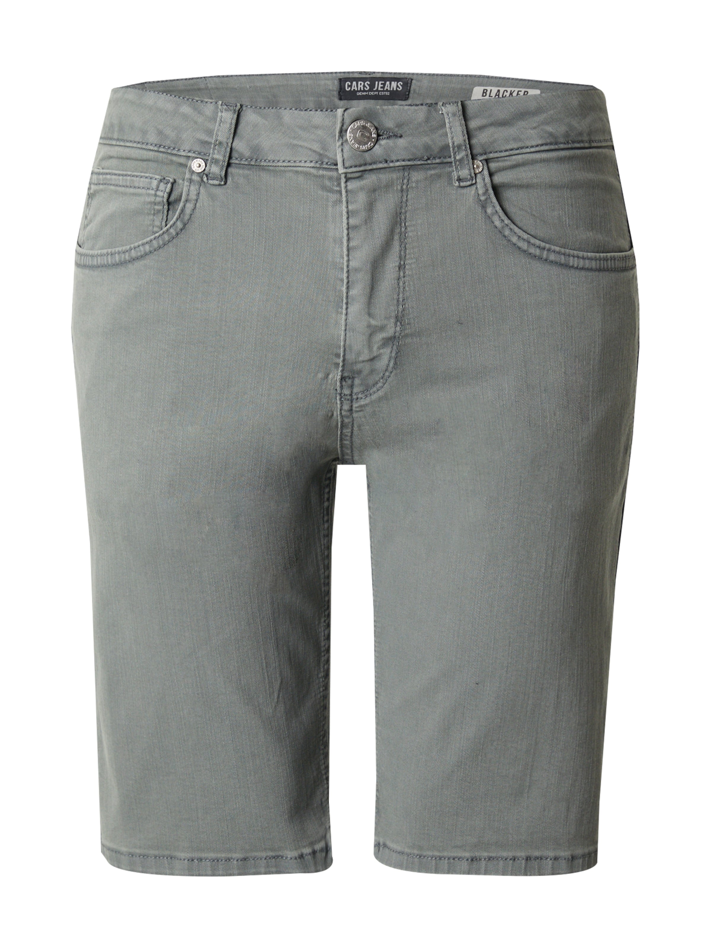 Cars Jeans tavaline Teksapüksid 'BLACKER', värv roheline: eest vaates