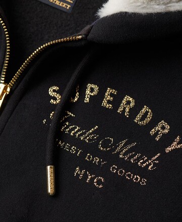 Superdry & Co Sweatjacke in Schwarz