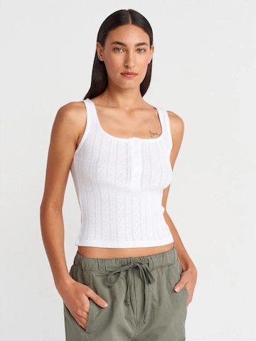 Dilvin Blouse in White