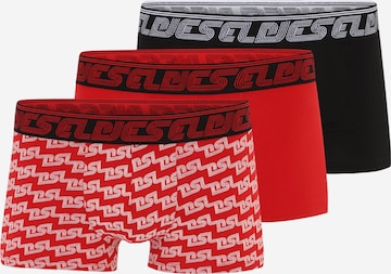 DIESEL - Boxers 'DAMIEN' em vermelho: frente