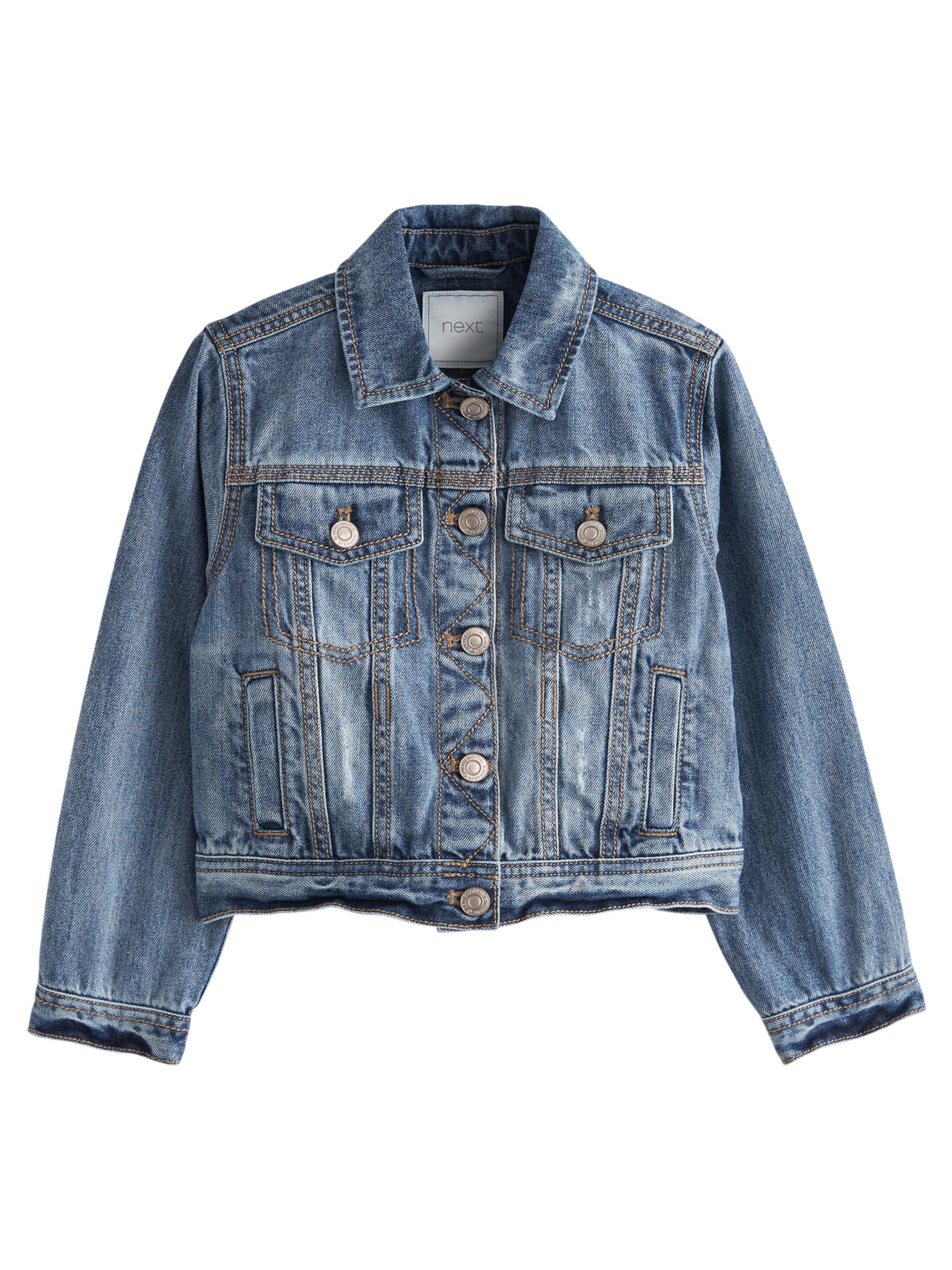 Next Prehodna jakna | modra barva: sprednja stran