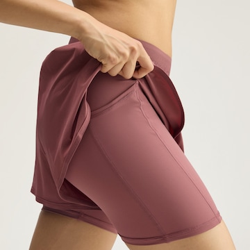 ADIDAS BY STELLA MCCARTNEY Skinny Sportovní kalhoty 'Training' – červená