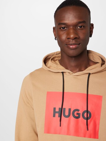 HUGO Sweatshirt 'Duratschi' in Beige
