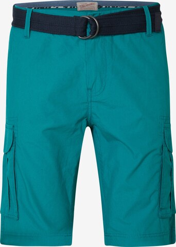 Petrol Industries Regular Cargo Pants in Green: front