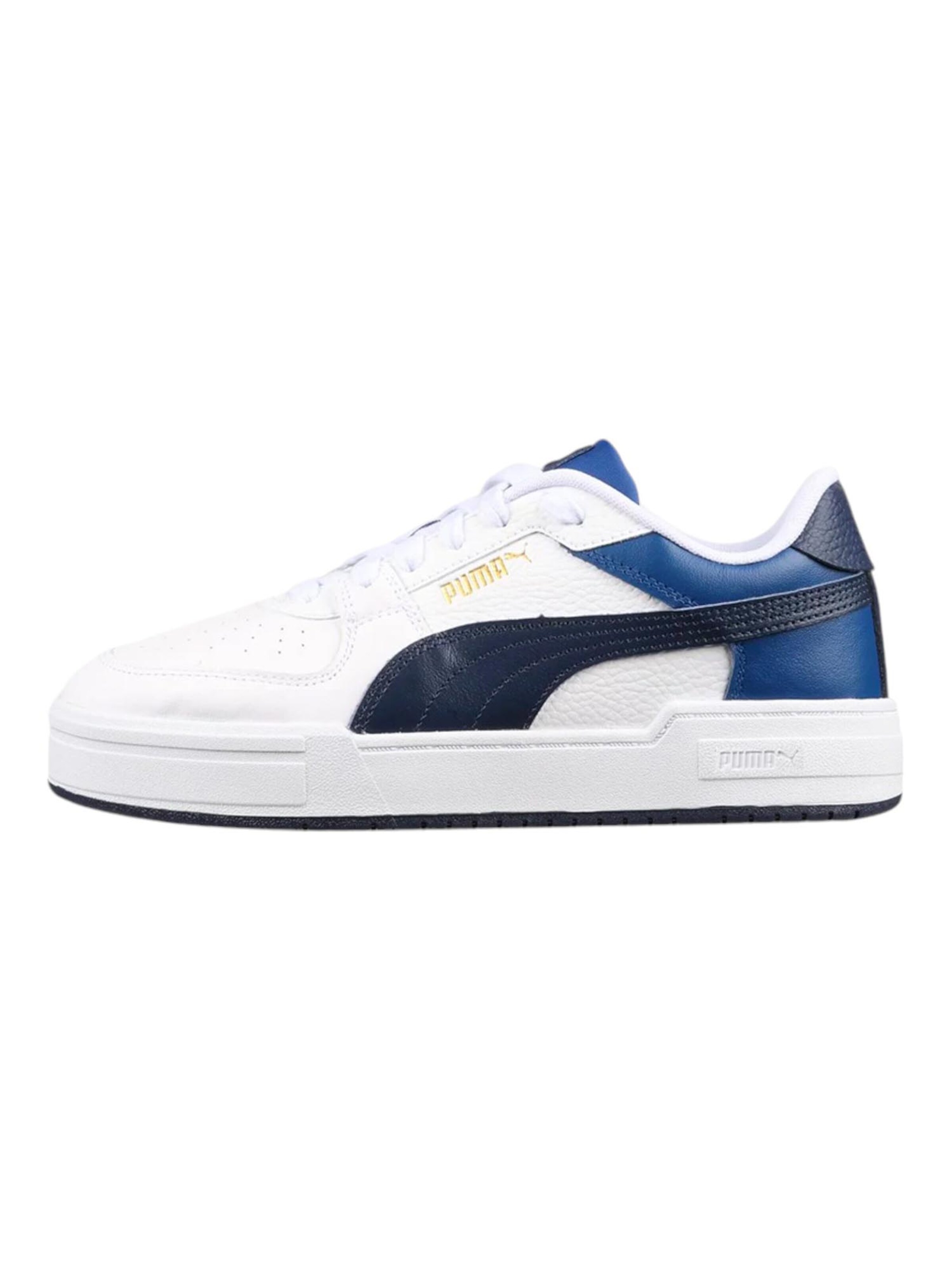 Sneaker bassa PUMA di colore navy / blu scuro / oro / bianco, Visualizzazione prodotti