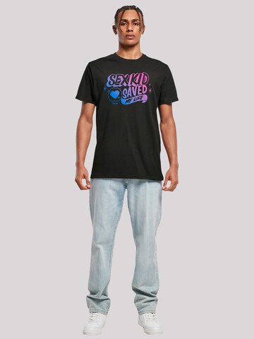 F4NT4STIC Shirt 'Sex Education Sex Kid Blend Netflix TV Series' in Zwart