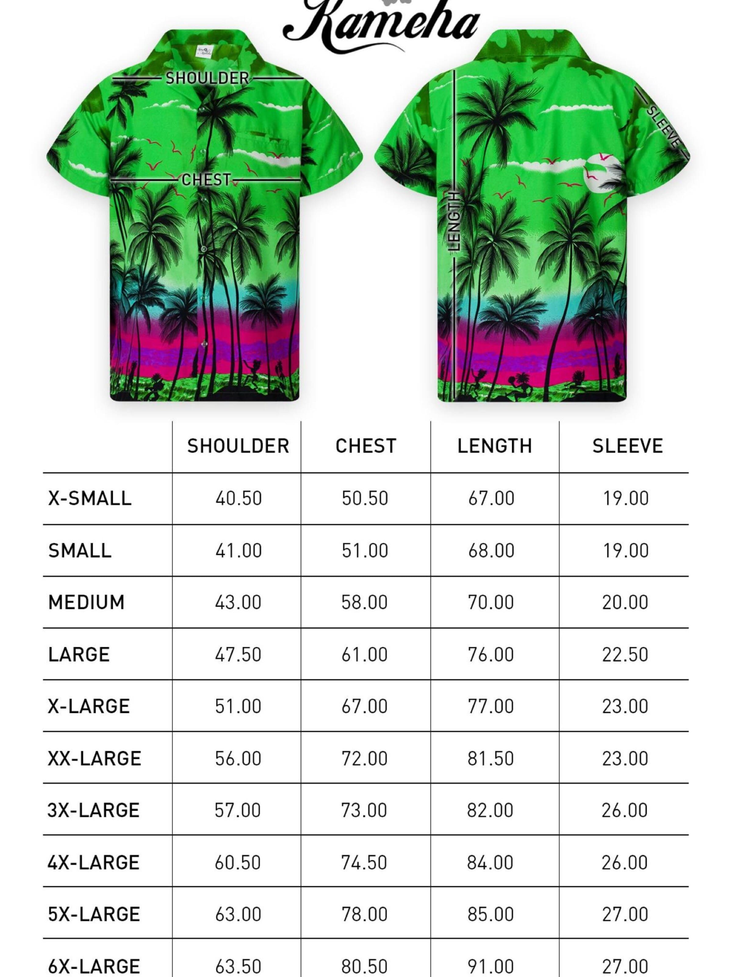 King Kameha Shirt 'Beach' in Groen
