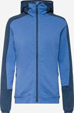 CMP Athletic Zip-Up Hoodie in Blue: front