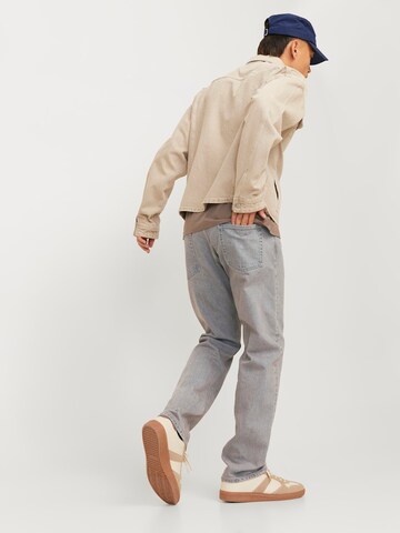 JACK & JONES Слим фит Дънки 'JJICHRIS JJCLASSIC' в сиво