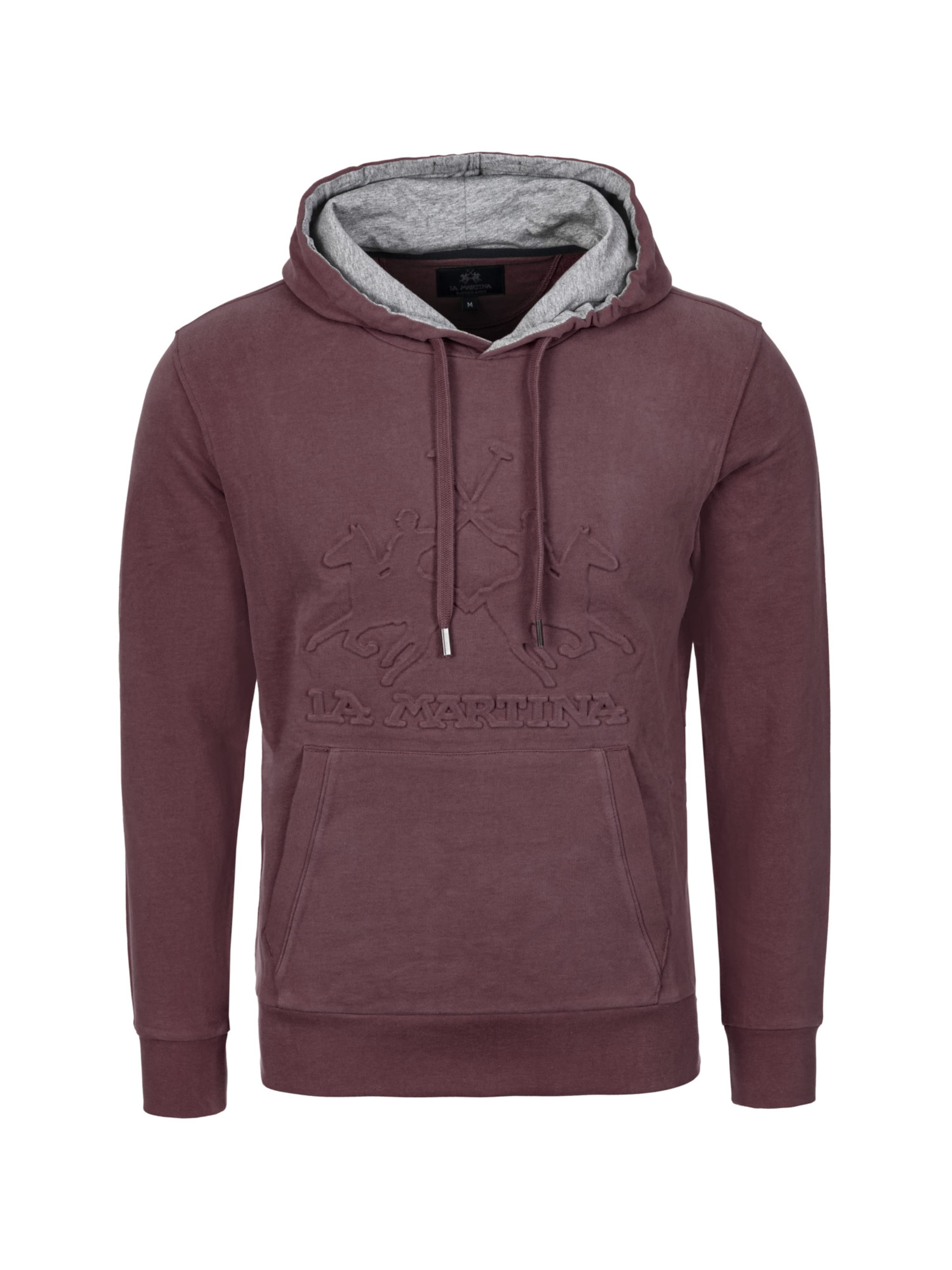 La Martina Pullover 'MBF010' in Rot: Vorderseite