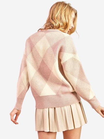 Pull-over 'Pullover' Bianco Lucci en rose
