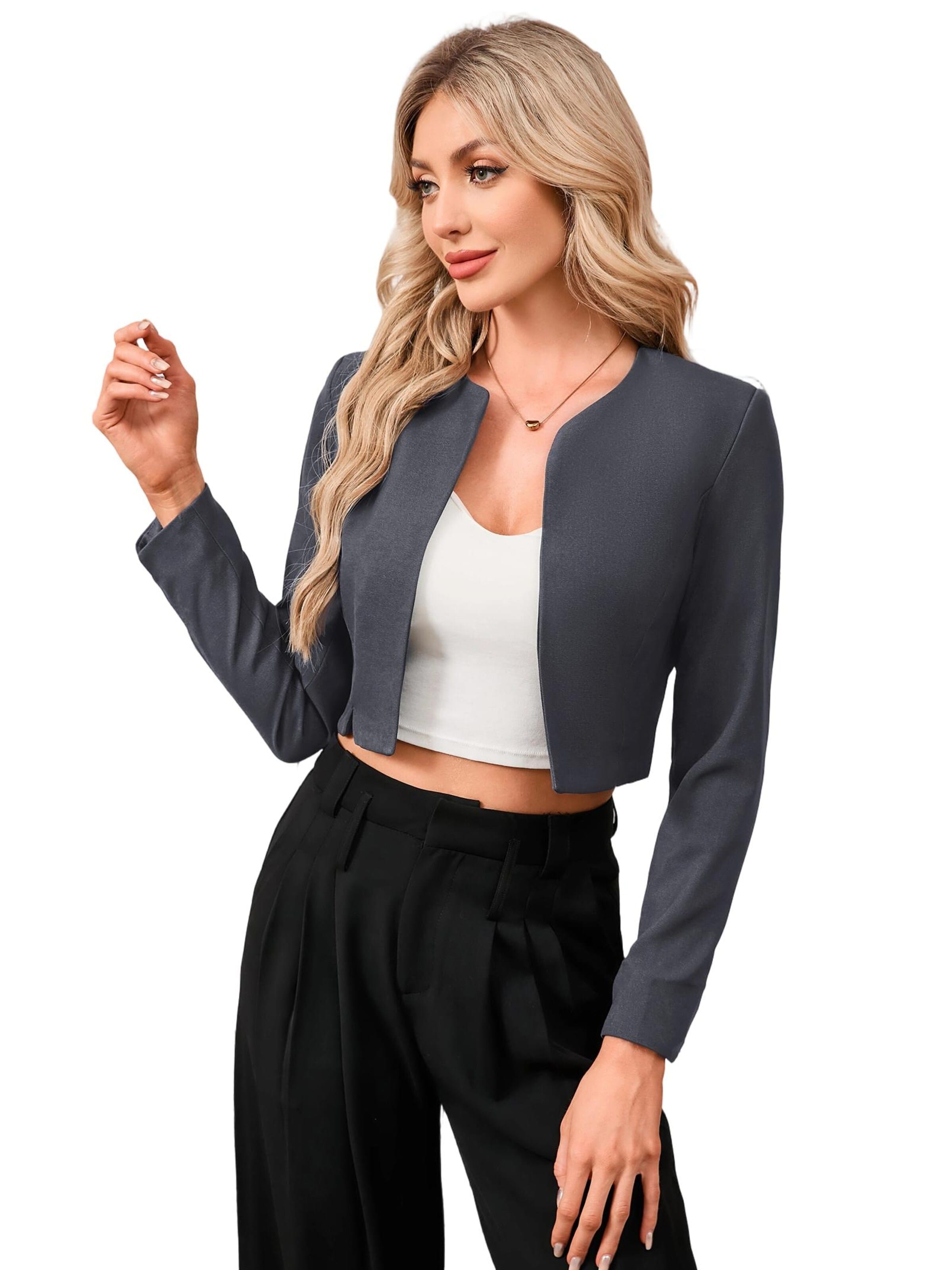 Yesfashion Blazer in Grey