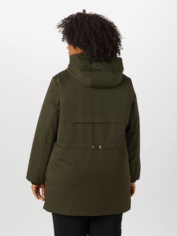 Esprit Curves Prehodna jakna | zelena barva