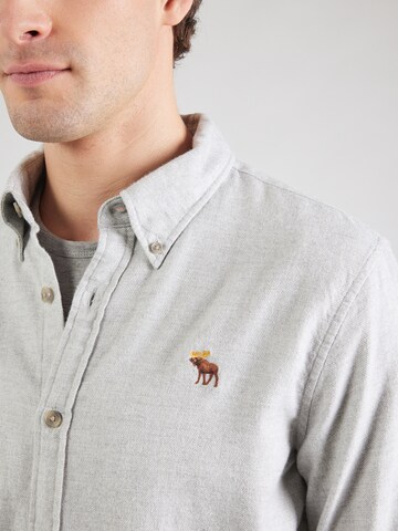 Abercrombie & Fitch Regular Fit Hemd in Grau