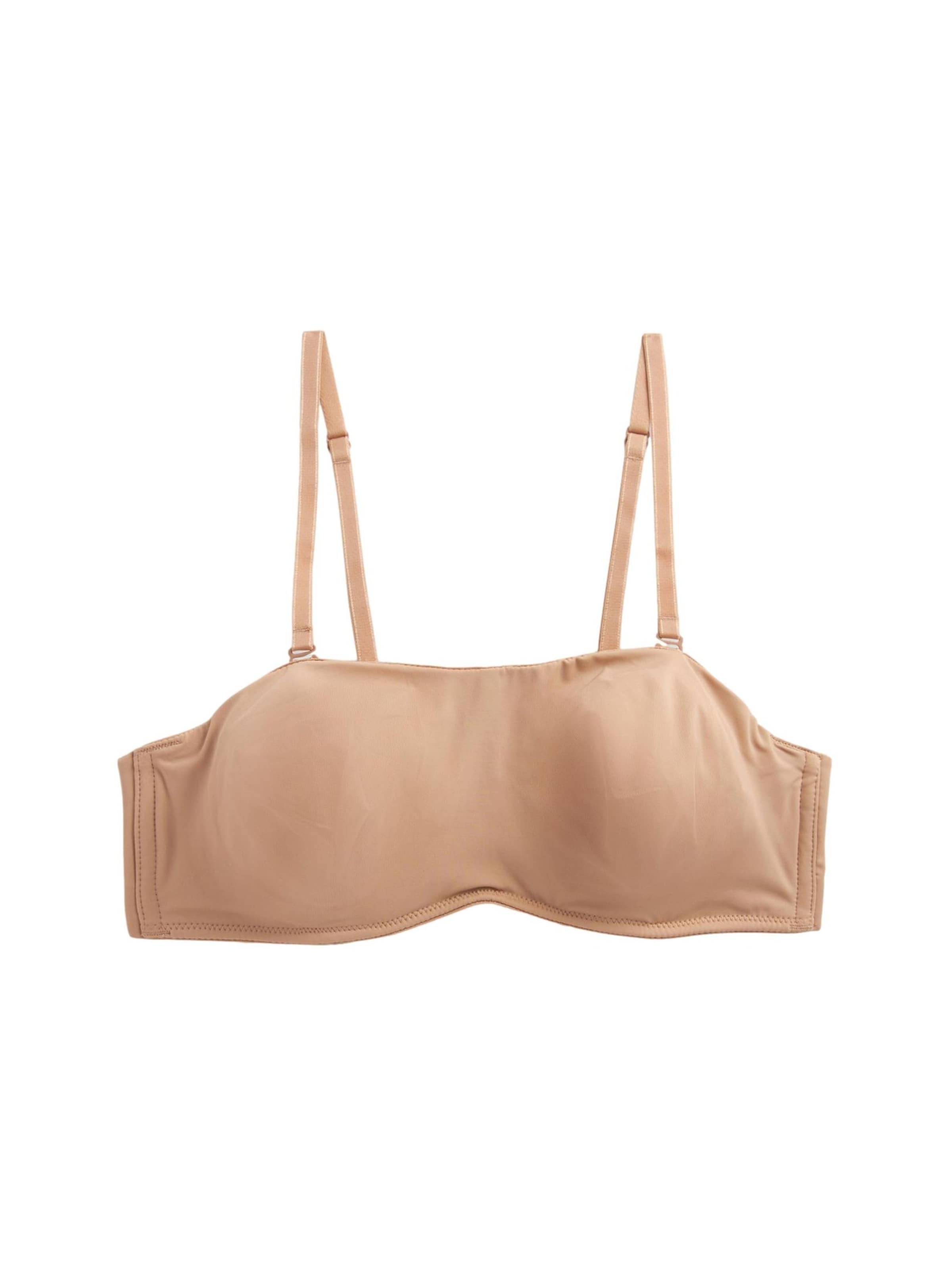 bēšs Next Bandeau Krūšturis: no priekšpuses