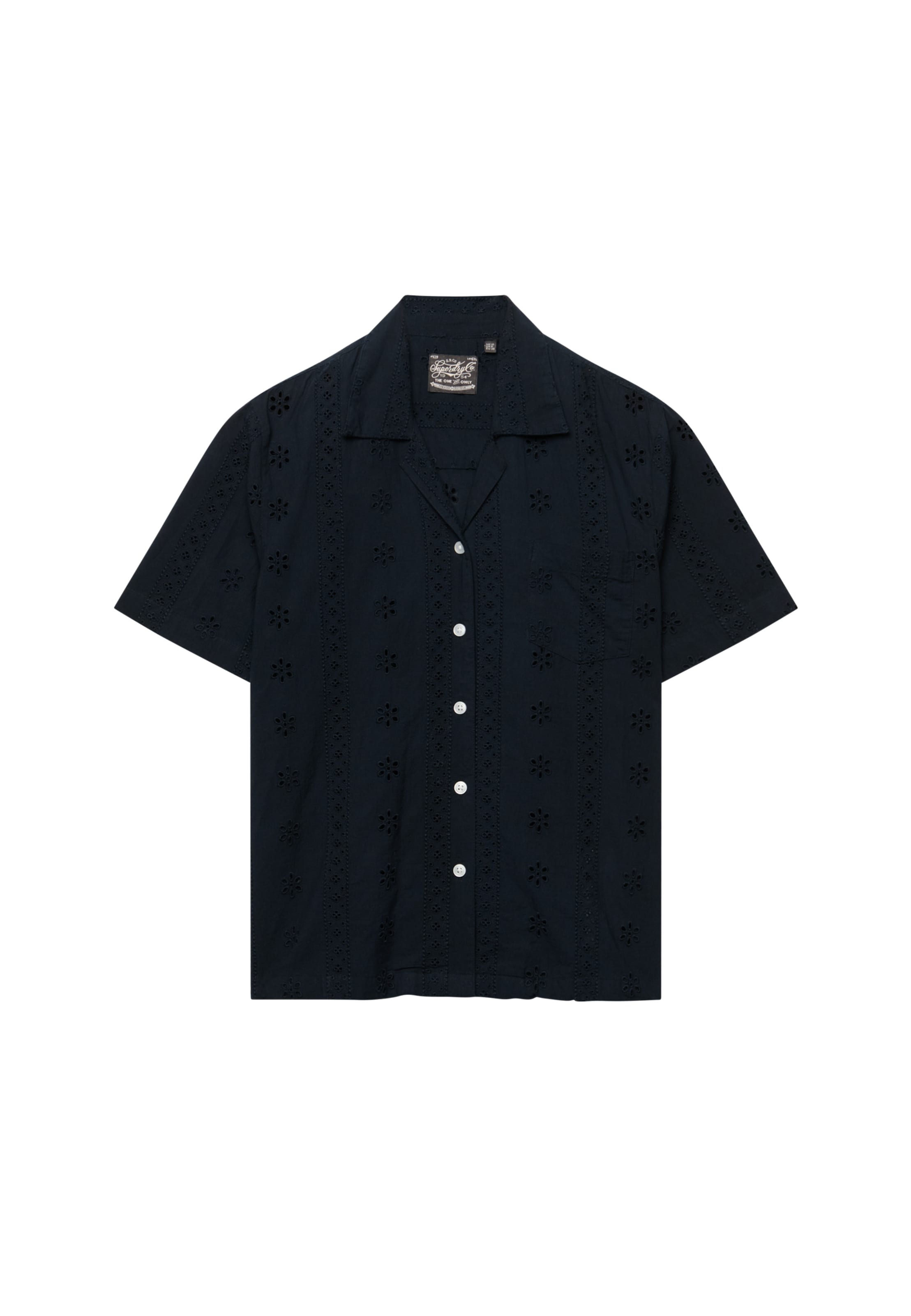Superdry & Co Blouse 'Heritage' in Blauw: voorkant