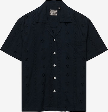Superdry & Co Blouse 'Heritage' in Blauw: voorkant