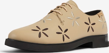 CAMPER Lace-Up Shoes 'Iman Twins' in Beige: front