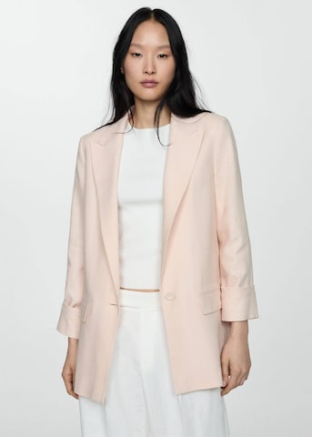 MANGO Blazer 'Eleli' | roza barva: sprednja stran