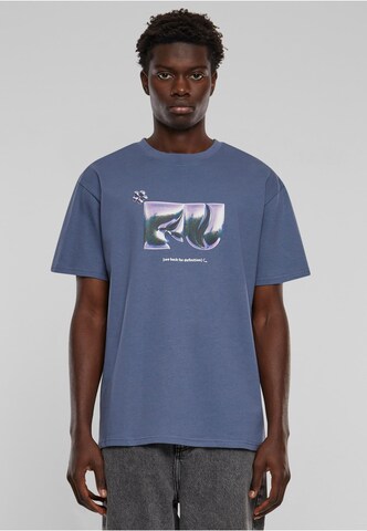 MT Upscale T-shirt 'FU' i blå: framsida