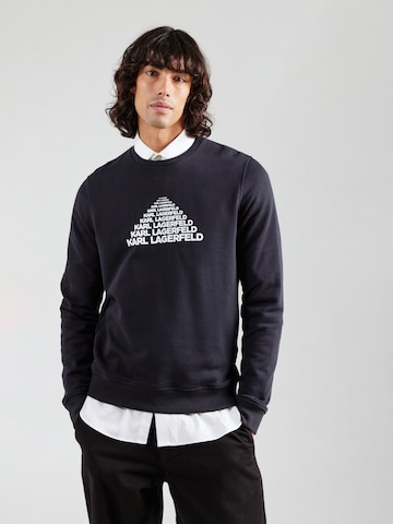 mėlyna Karl Lagerfeld Megztinis be užsegimo: priekis