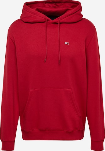 Sweat-shirt Tommy Jeans en rouge : devant