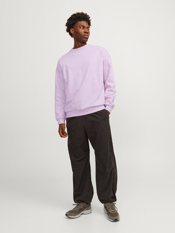 JACK & JONES Sweatshirt 'Stagger' in Purple
