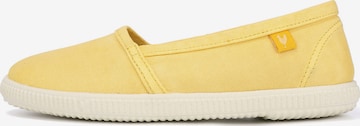 Walk In Pitas Espadrillo 'Camping' värissä keltainen: etupuoli