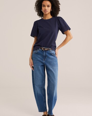 WE Fashion Shirt in Blau