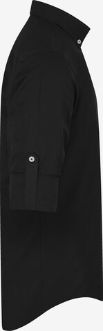 DENIM CULTURE Regularny krój Koszula 'Elroy' w kolorze czarny