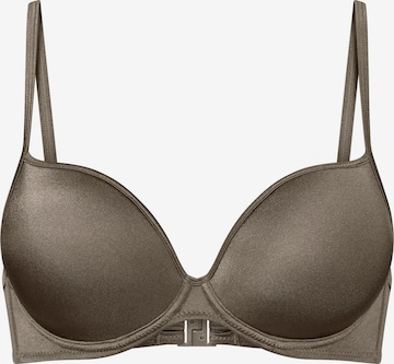 TRIUMPH Push-up Bikini Top ' Midnight Swim ' in Bronze: front