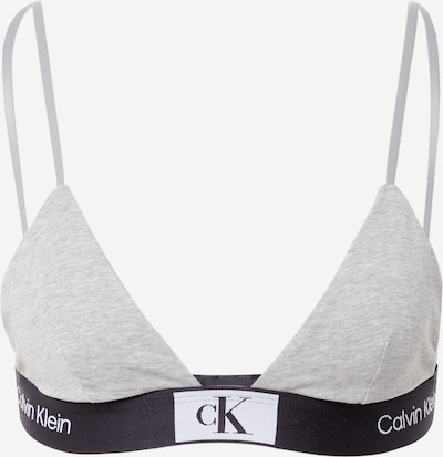 Calvin Klein Underwear Behå i gråmelerad / svart / vit, Produktvy