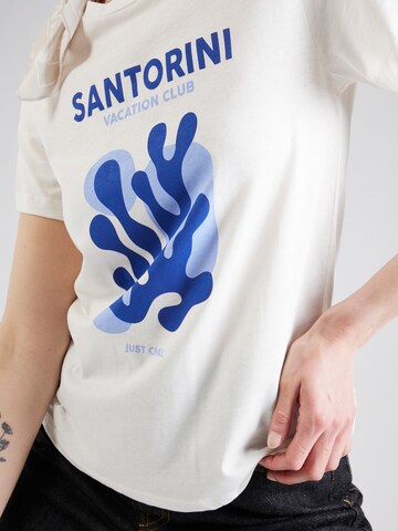 Maglietta 'Santorini' di Smith&Soul in bianco