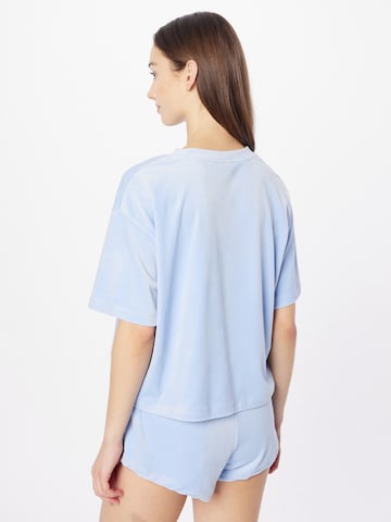 Gina Tricot Pajama shirt 'Matilda' in Blue