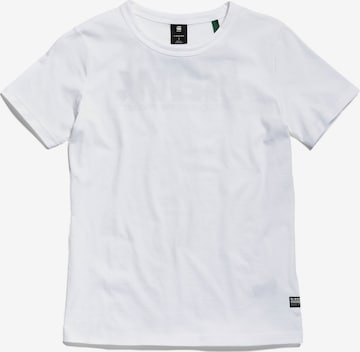 G-Star RAW Μπλουζάκι 'Nysid' σε λευκό: μπροστά
