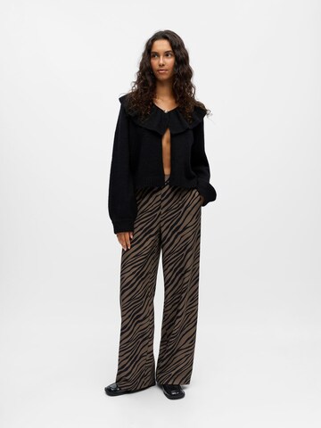 OBJECT Wide Leg Bukser i brun