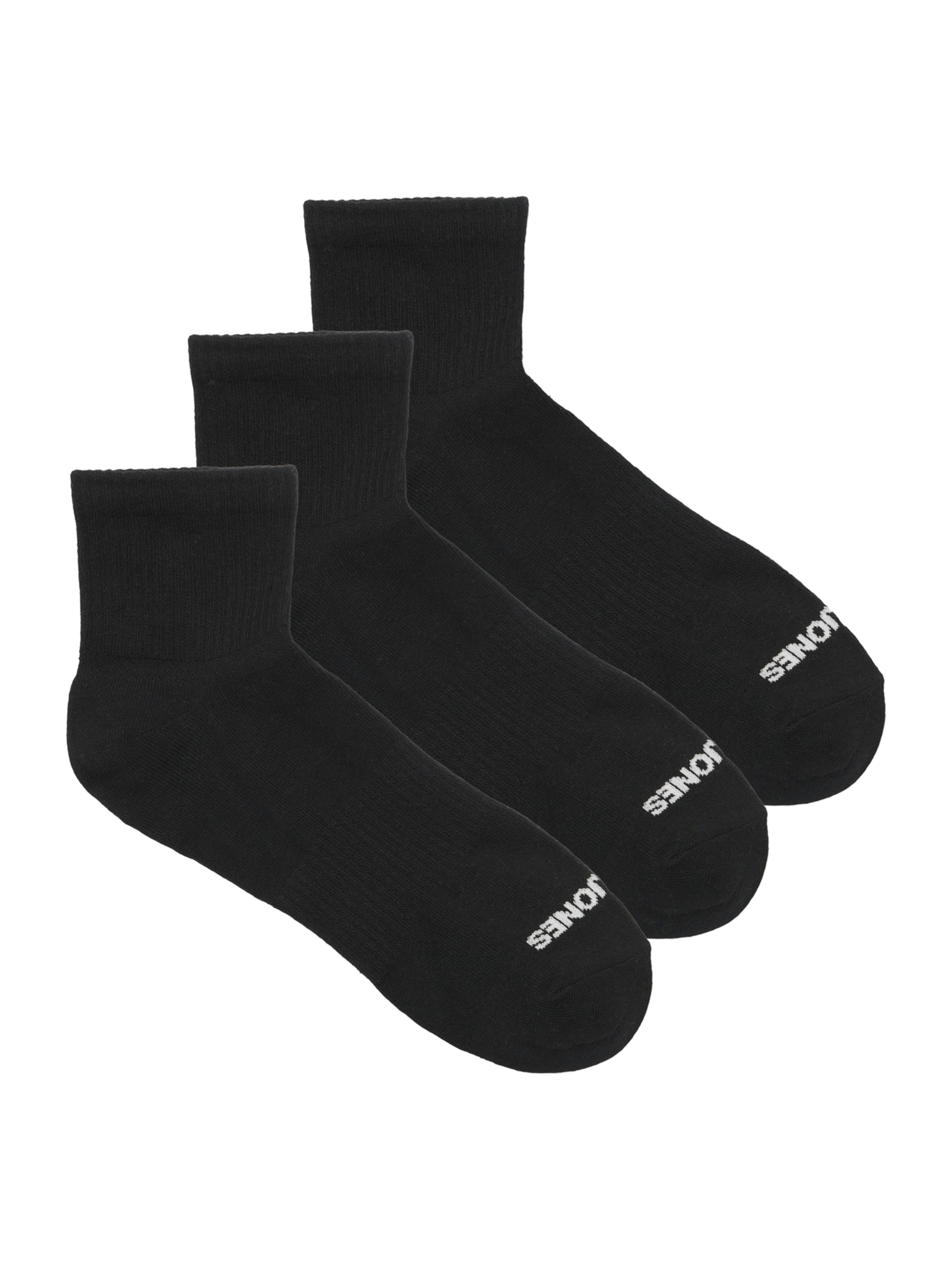 JACK & JONES Meias 'JACLUCA' em preto / branco, Vista do artigo