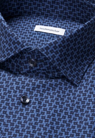 SEIDENSTICKER Regular fit Zakelijk overhemd in Blauw