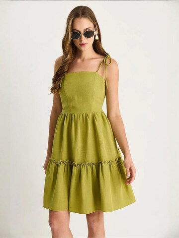 Bianco Lucci Jurk in Groen