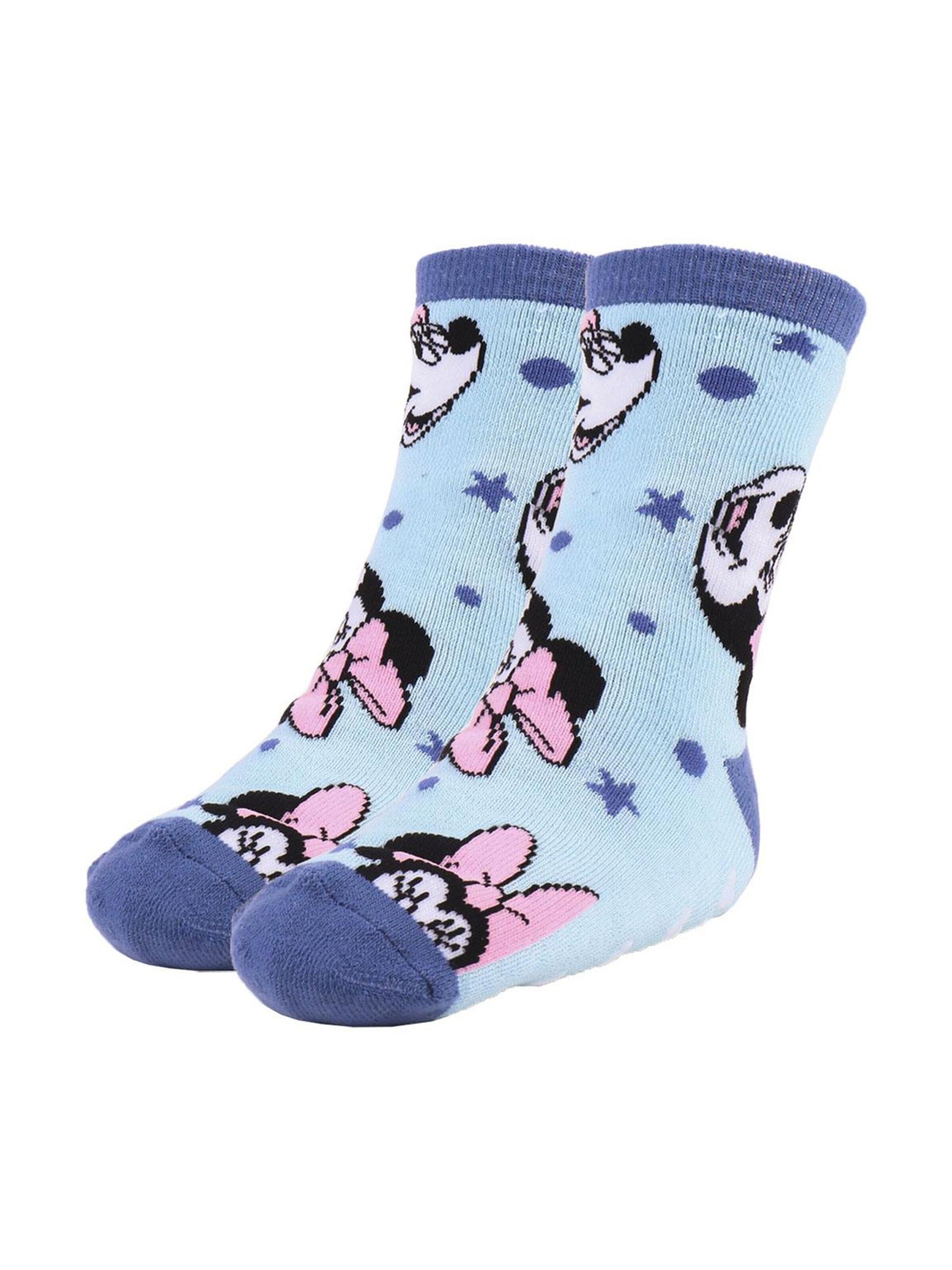 Chaussettes 'Anti-Rutsch-Socken 2 Stück Minnie' DISNEY en mélange de couleurs