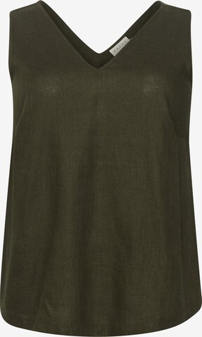 KAFFE CURVE Top 'Mille' in Green: front