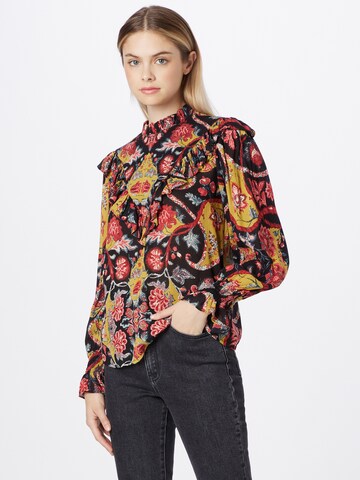 Derhy Blouse 'JOHN' in Zwart: voorkant