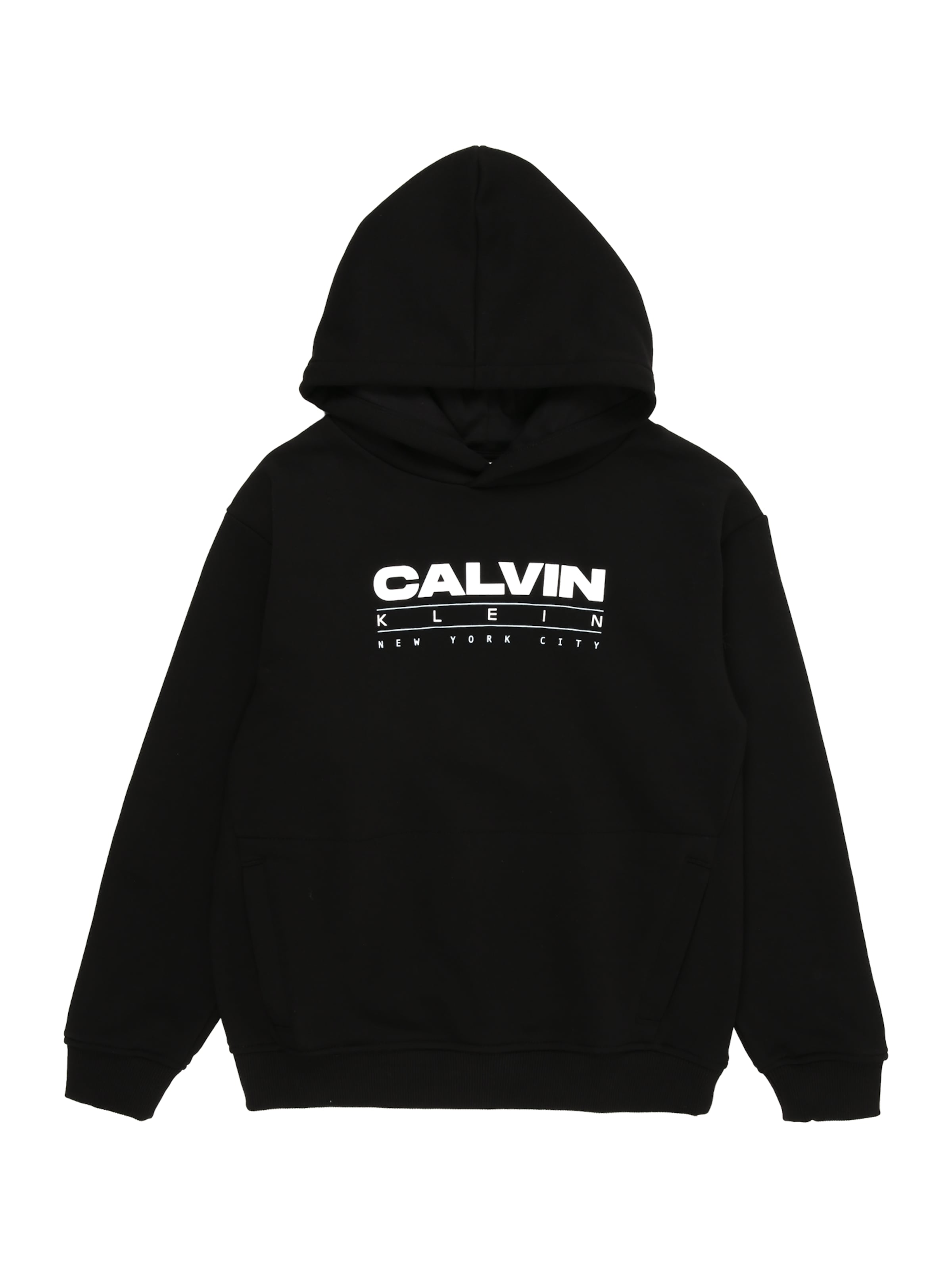 melns Calvin Klein Jeans Sportisks džemperis: no priekšpuses