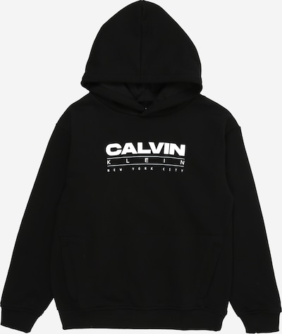 Calvin Klein Jeans Sweater majica veličine 104 u crna / bijela, Pregled proizvoda