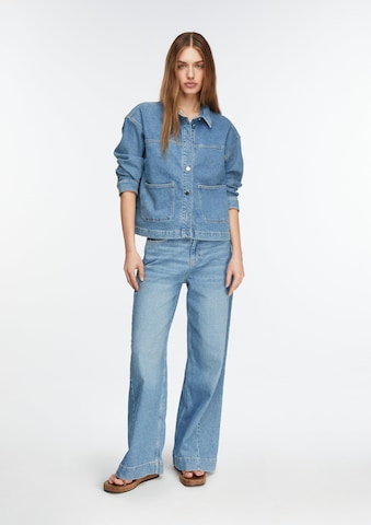 COMMA Wide leg Jeans in Blue: front