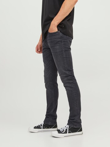 JACK & JONES - Slimfit Calças de ganga 'Glenn' em preto