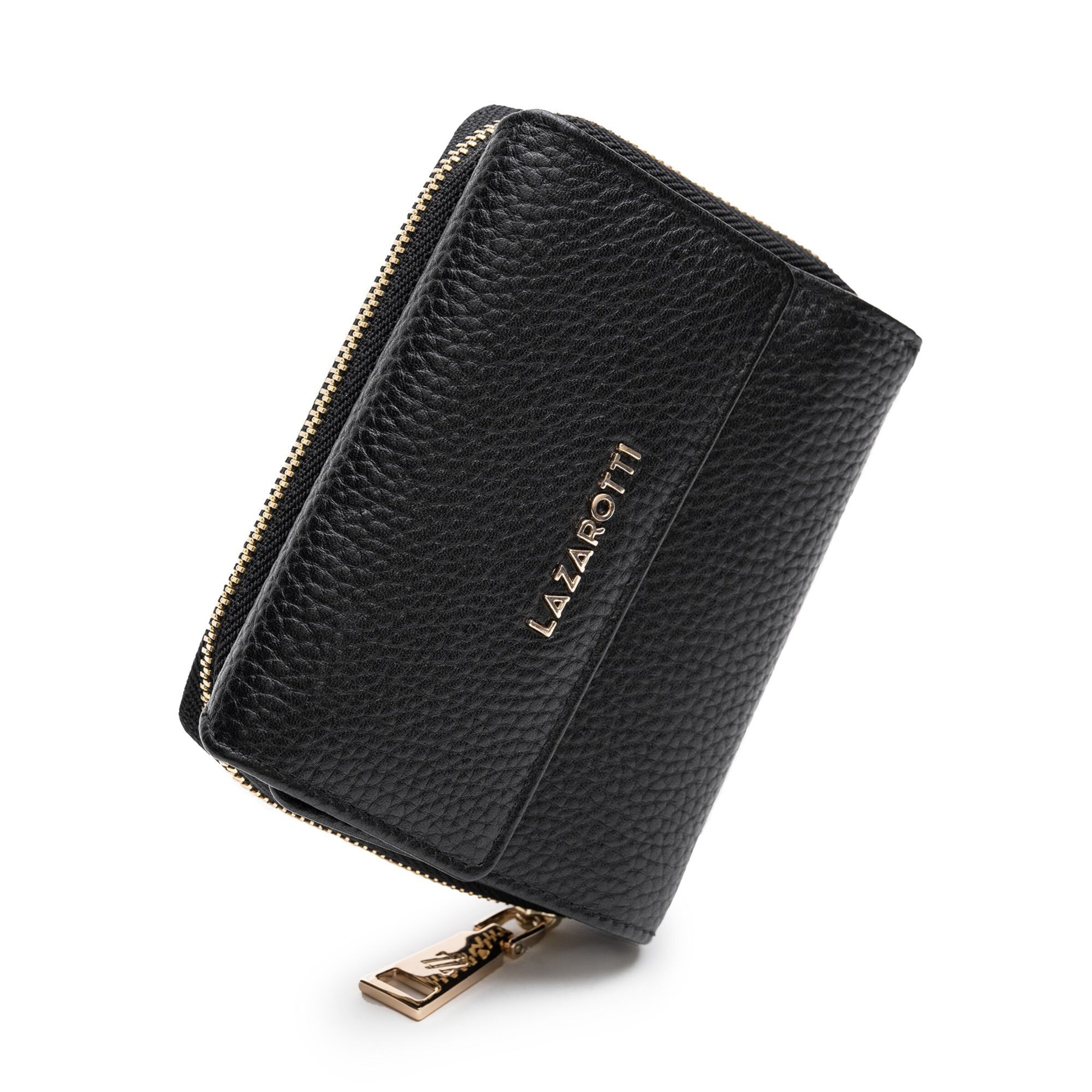 Portamonete 'Bologna' di Lazarotti in nero
