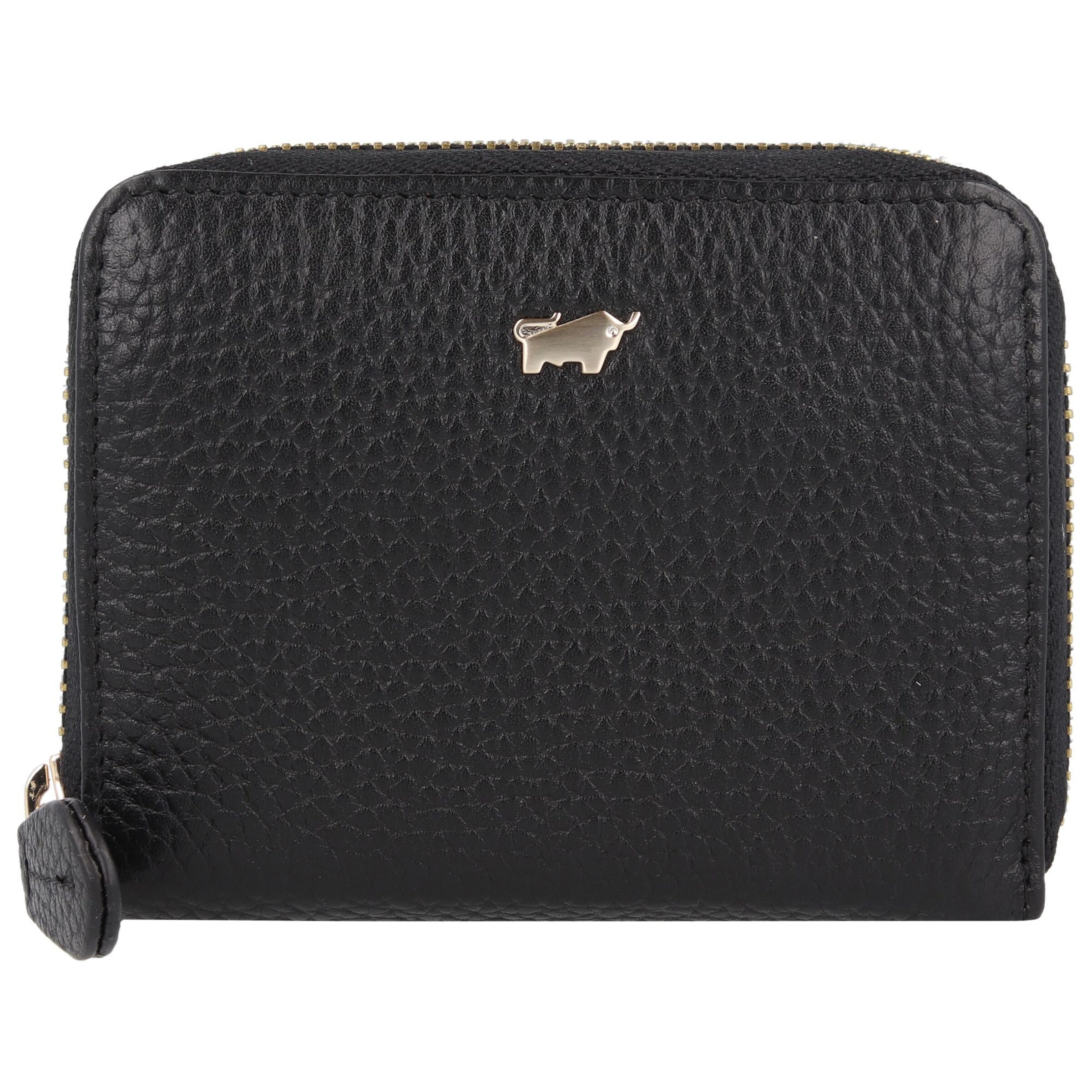 Porte-monnaies 'Asti ' Braun Büffel en noir : devant